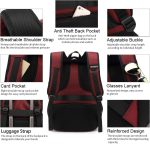 Laptop Backpack 17 Inch Water Resistant Backpacks Durable College Travel Daypack Anti Theft with USB Charging Port Best Gift for Men Women Boys Girls Students(17 Inch, Black) - Image 4